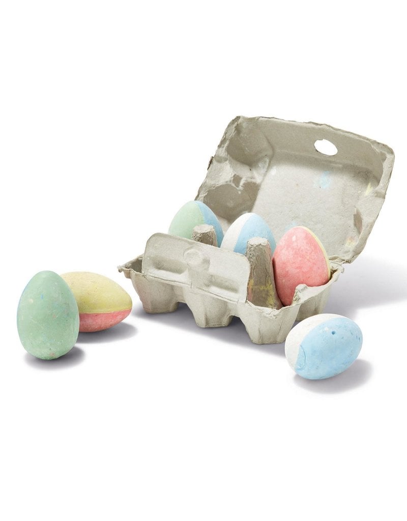 Two's Company Easter Chalk Egg Set of 6