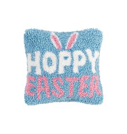 C & F Enterprises Pillow Small Hooked Hoppy Easter