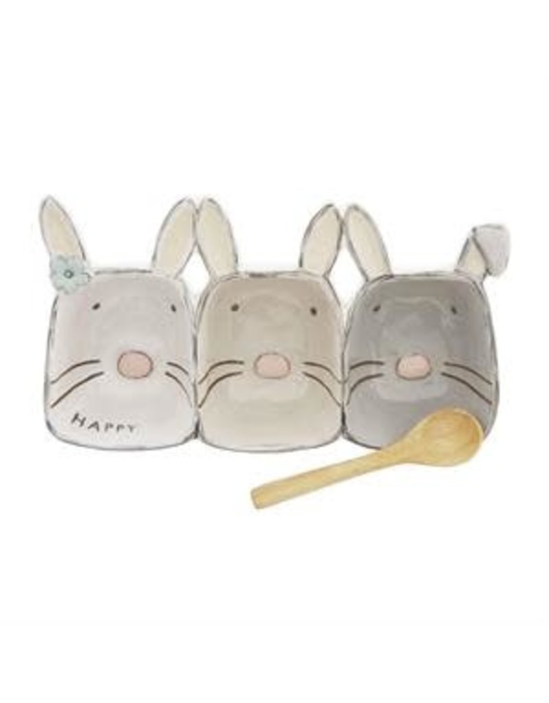 Mud Pie Mud Pie Bunny Triple Dip Set