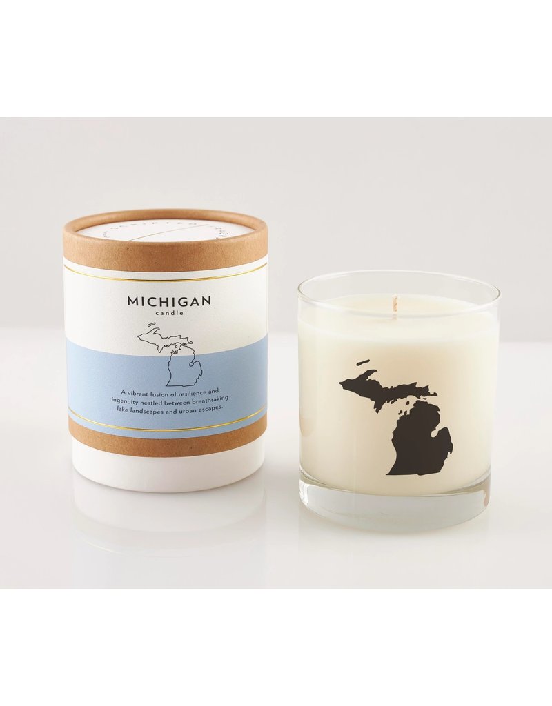 Scripted Fragrance Scripted Fragrance Soy Candle in Rocks Glass Michigan