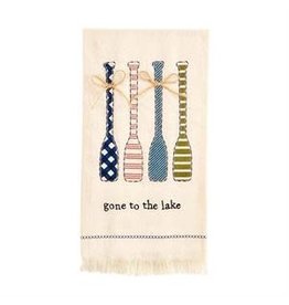Mud Pie Applique Towel Gone to the Lake
