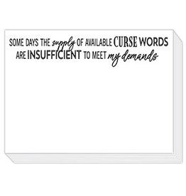 Roseanne Beck Mini Slab Pad- Curse Words Insufficient