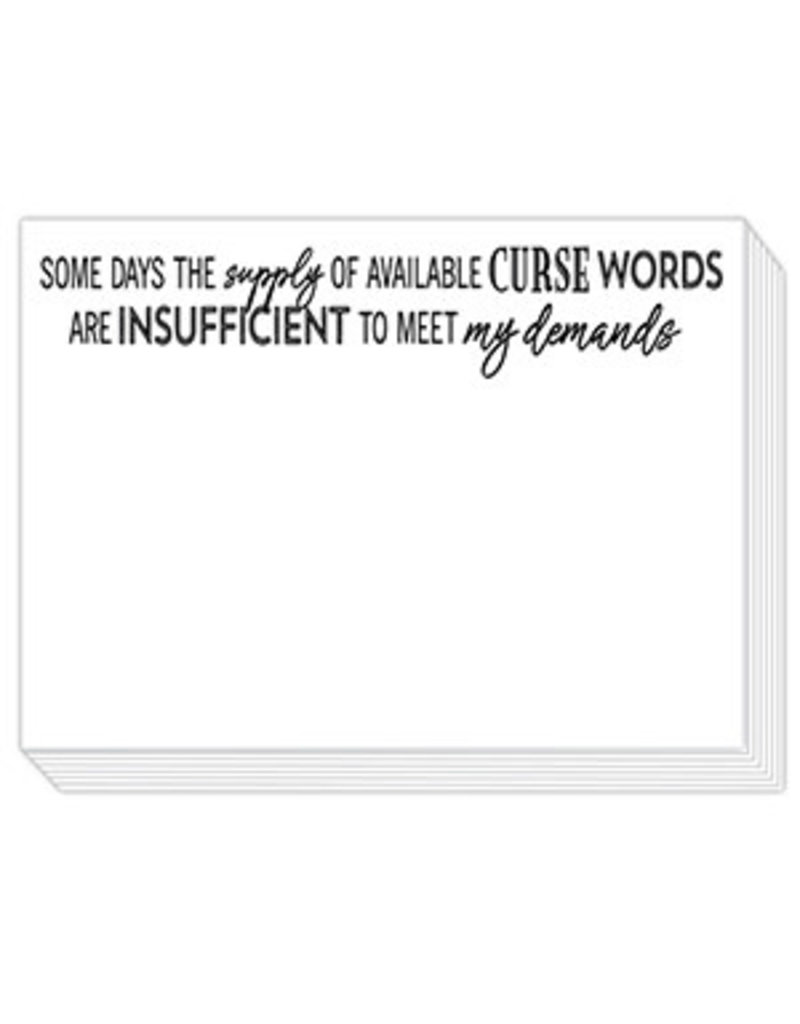 Roseanne Beck Mini Slab Pad- Curse Words Insufficient