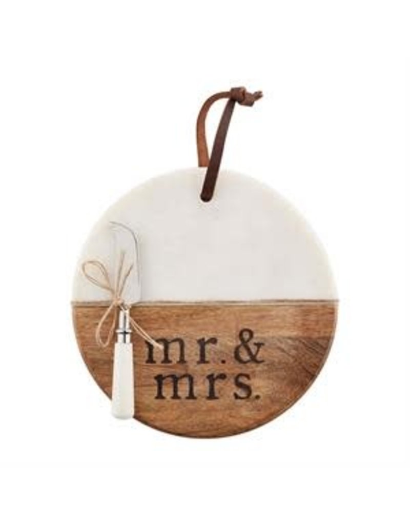 Mud Pie Mud Pie Mr. & Mrs. Round Board