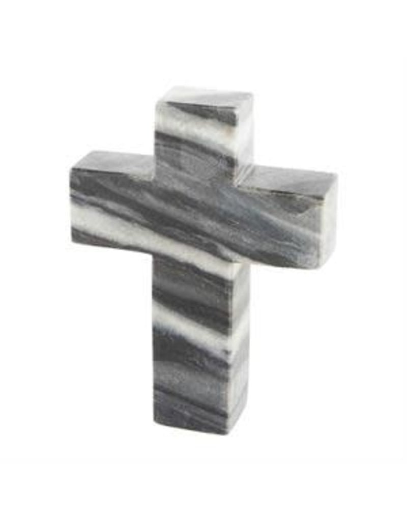 Mud Pie Mud Pie Marble Cross Gray