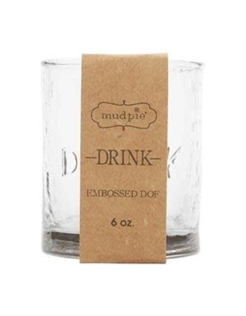 Mud Pie Double Old Fashioned Glass Drink