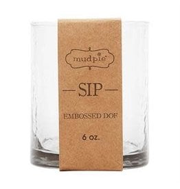 Mud Pie Mud Pie Double Old Fashioned Glass Sip