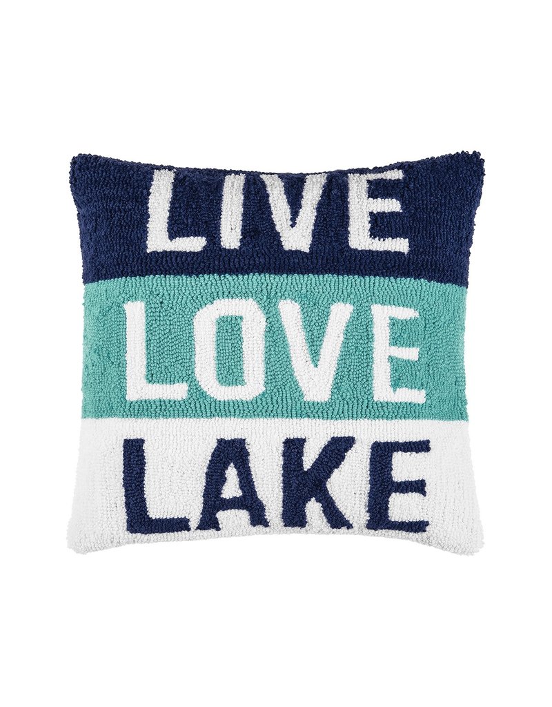 C & F Enterprises Pillow Hooked Live Love Lake