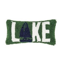 C & F Enterprises Pillow Small Hooked Lake Ship