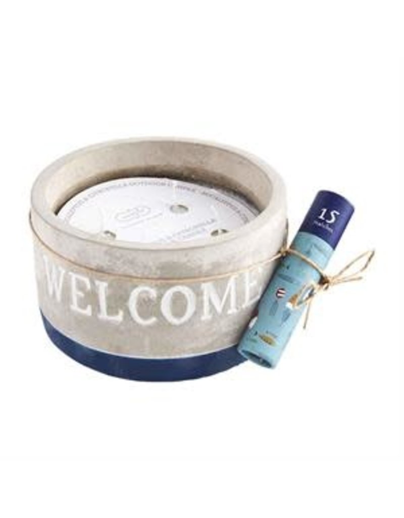 Mud Pie Candle and Match Set Welcome Lake