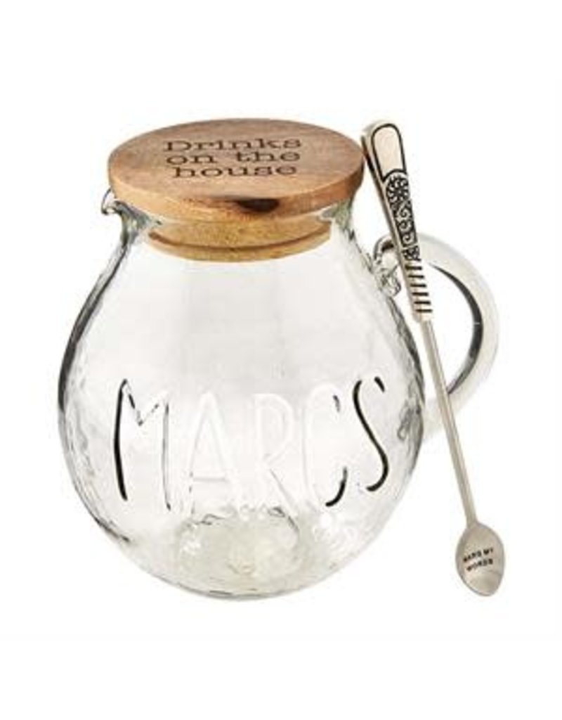 Mud Pie Mud Pie Glass Margarita Pitcher