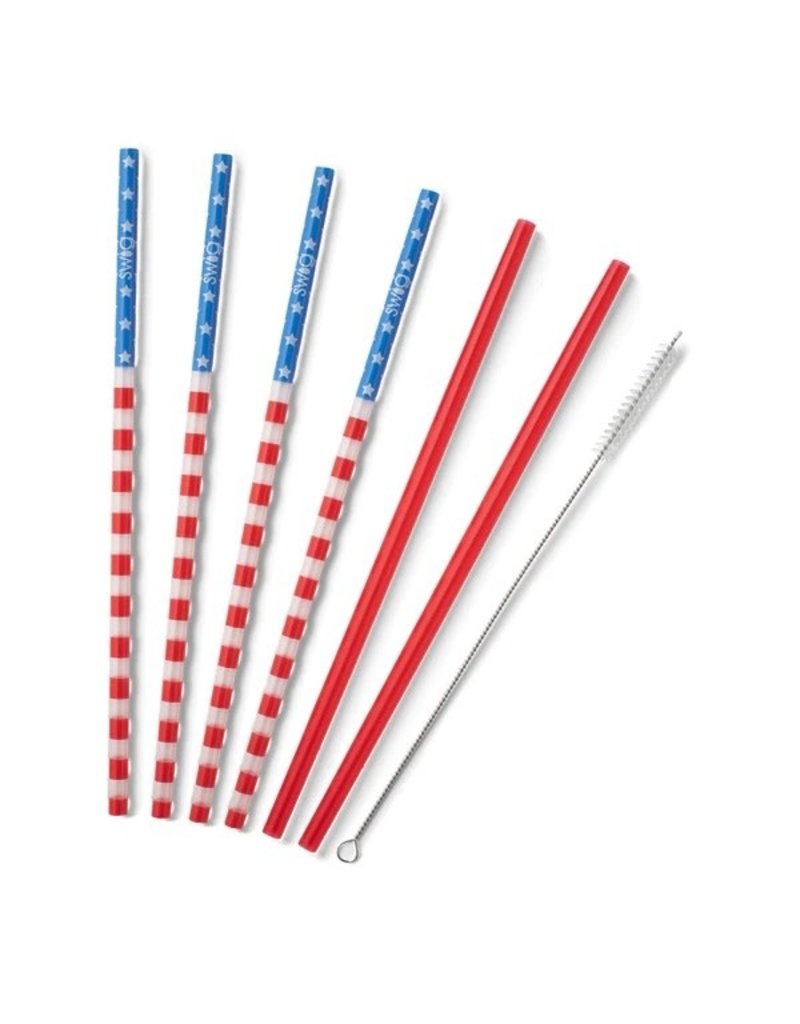 Reusable Straw Set Stars & Stripes