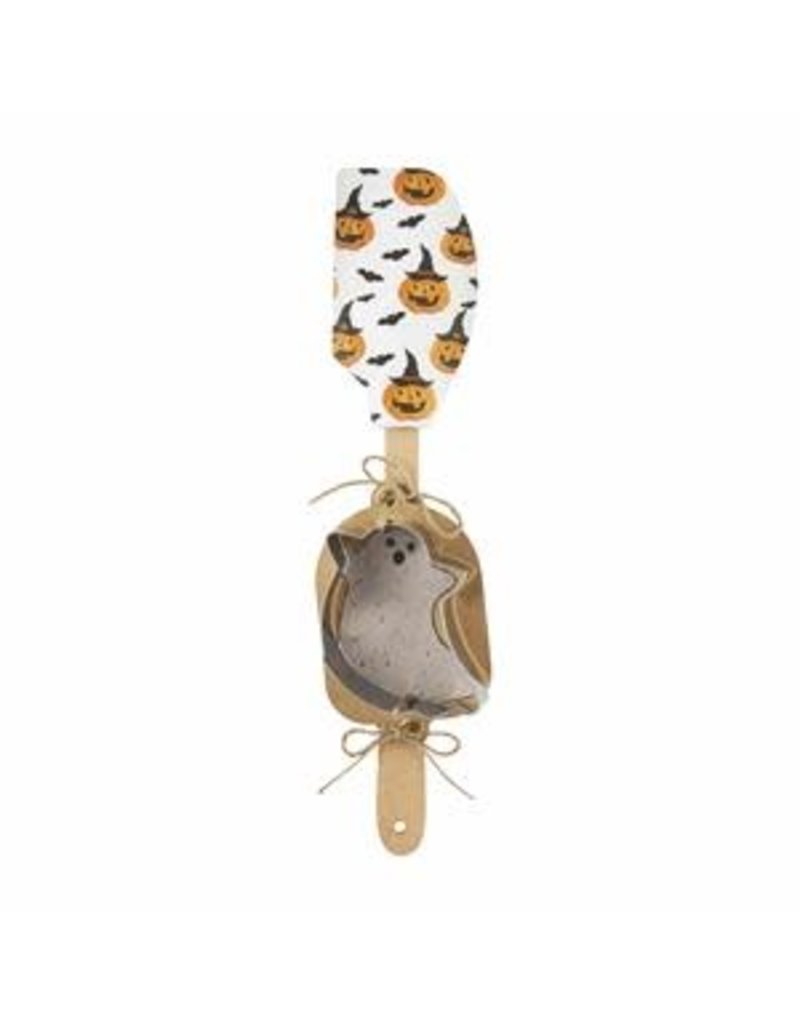 Mud Pie Fall Baking Utensil Set Ghost Cutter