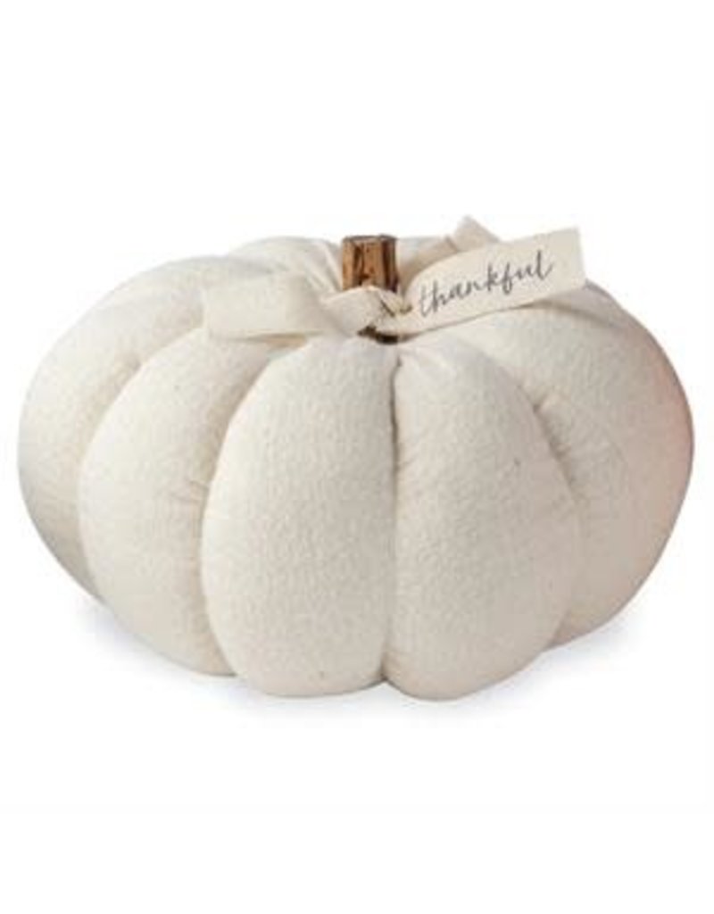 Mud Pie Mud Pie Fall Cotton Pumpkin Cream MD Thankful