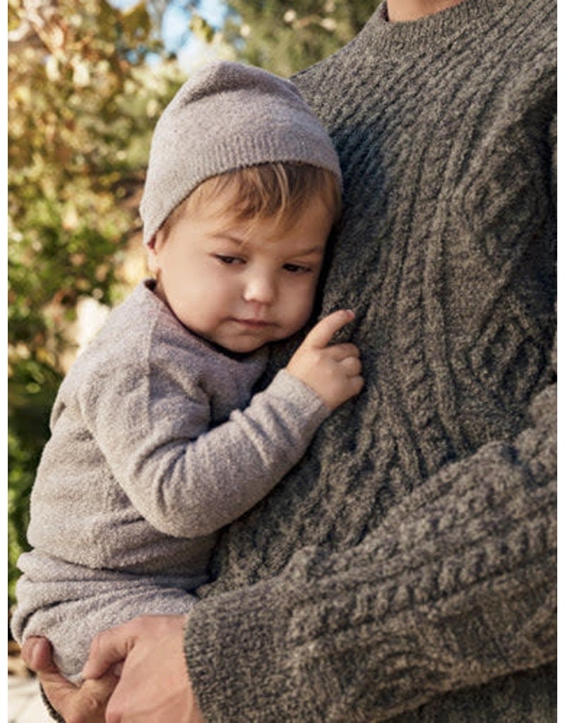 Barefoot Dreams Barefoot Dreams Cozychic Lite Infant Beanie Pewter