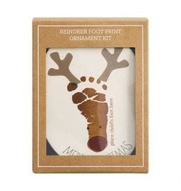 Mud Pie Mud Pie Holiday Reindeer Foot Print Ornament