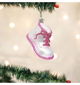 Old World Christmas Old World Christmas Ornament Baby Shoe Pink