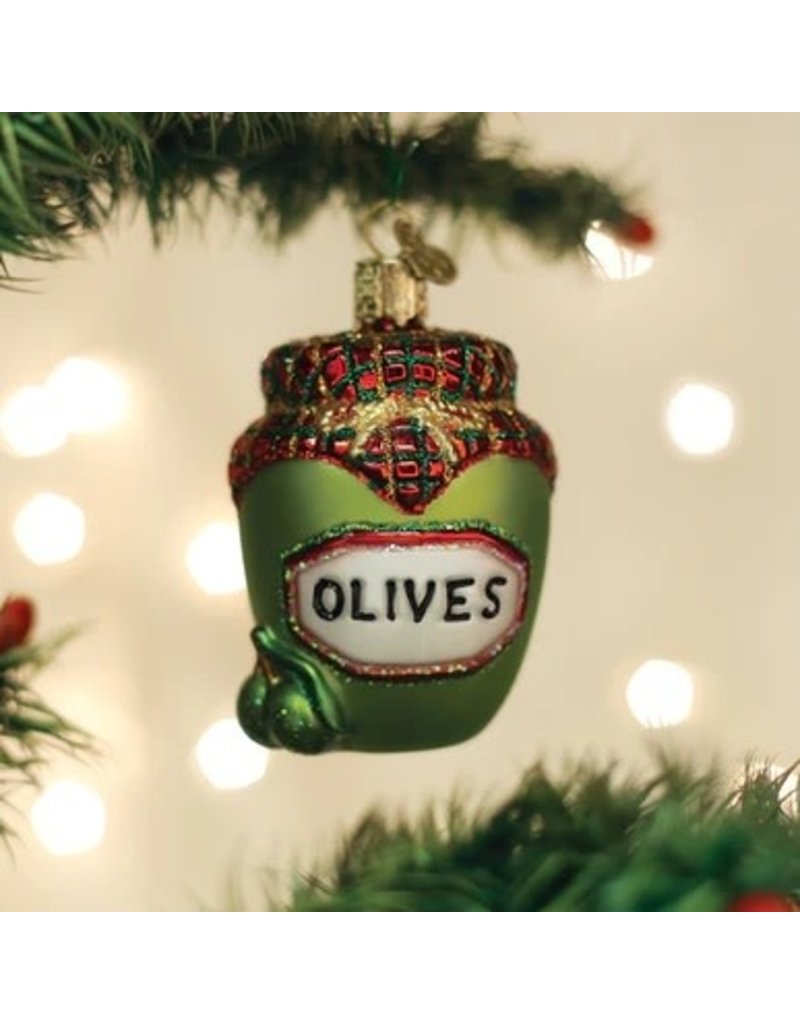 Old World Christmas Old World Christmas Ornament Jar of Olives