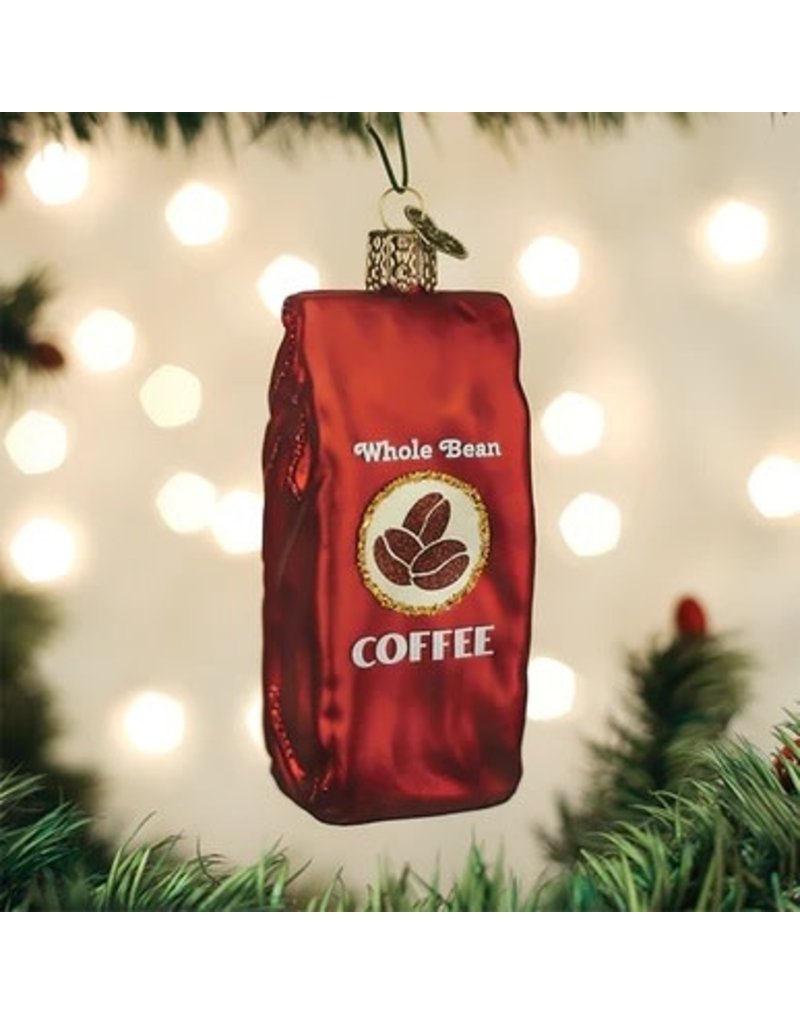 Old World Christmas Old World Christmas Ornament Bag of Coffee Beans