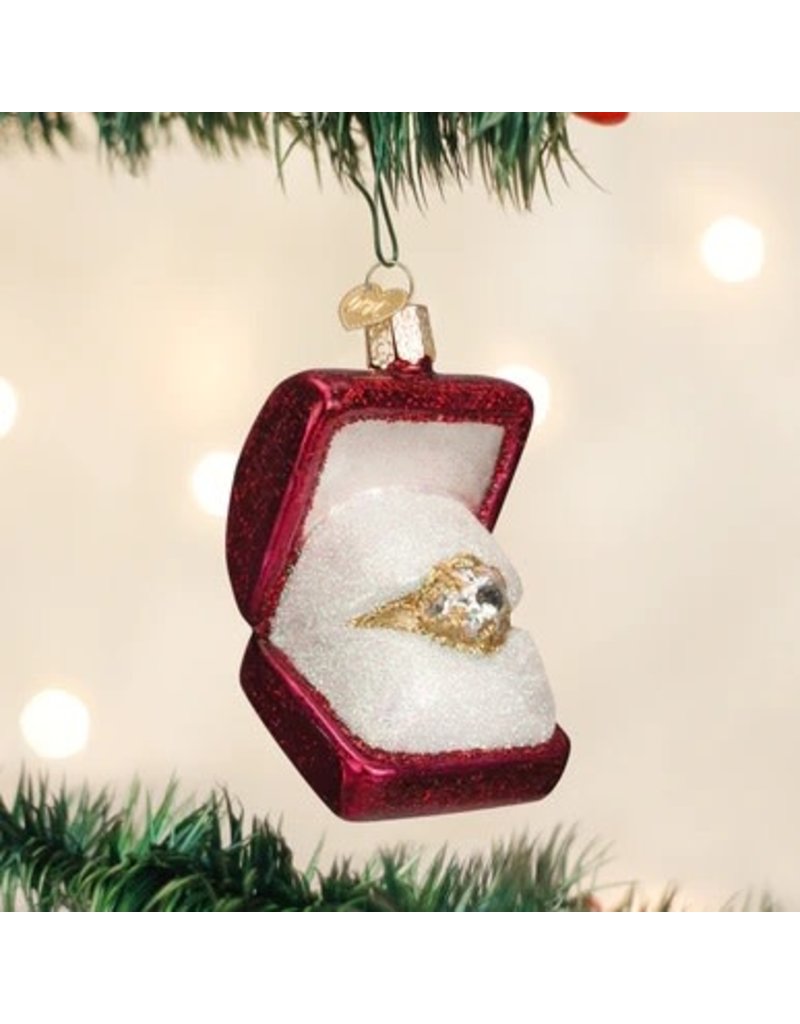 Old World Christmas Ornament Ring in Box