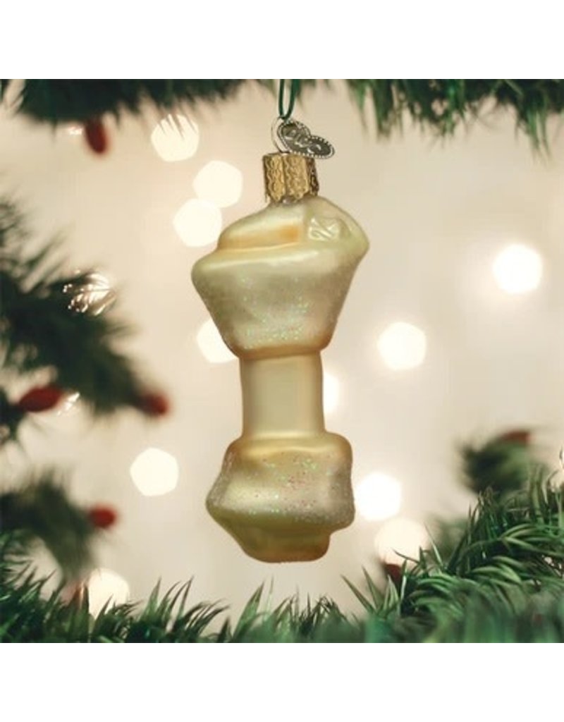 Old World Christmas Ornament Rawhide Bone