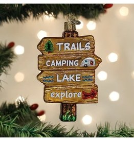 Old World Christmas Ornament Gone Camping