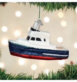 Old World Christmas Ornament Charter Boat