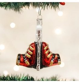 Old World Christmas Ornament Ski Boots