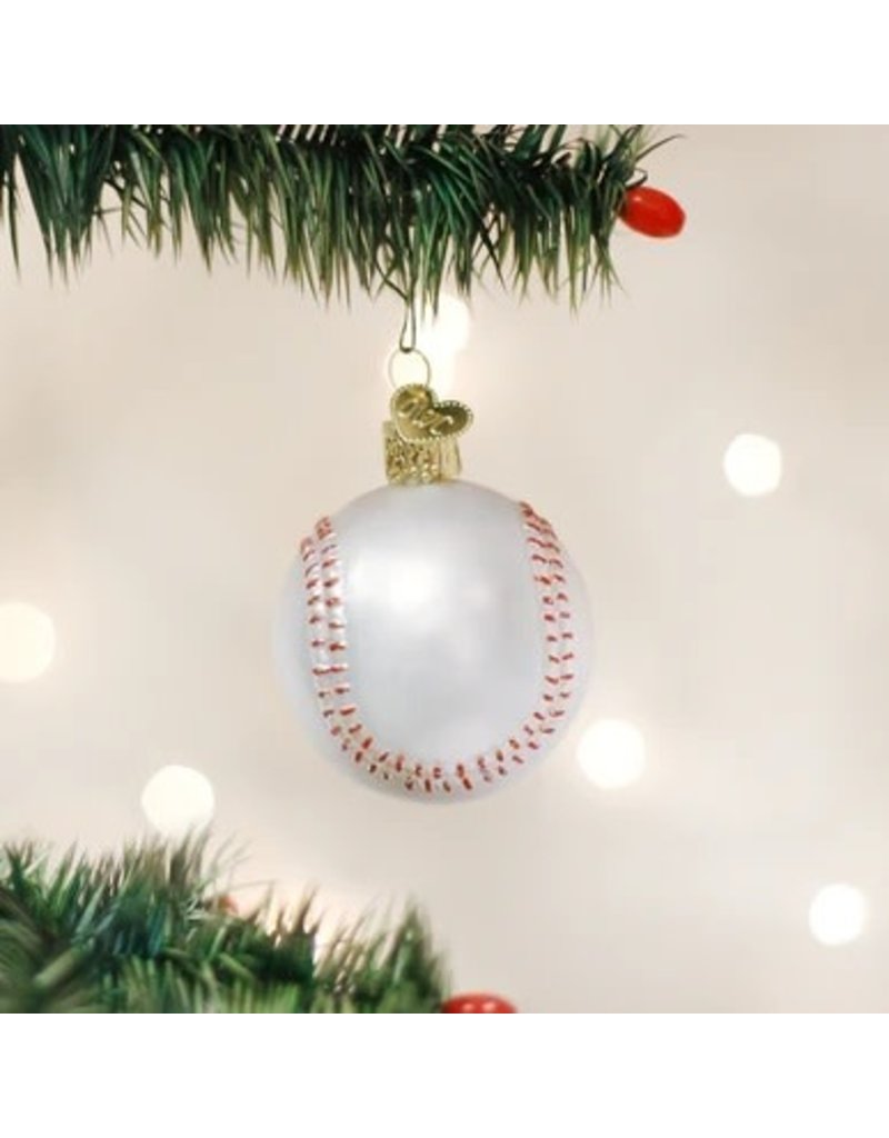 Old World Christmas Ornament Baseball