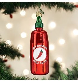 Old World Christmas Ornament Sriracha Sauce