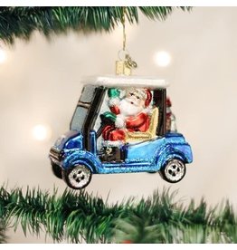 Old World Christmas Old World Christmas Ornament Golf Cart Santa