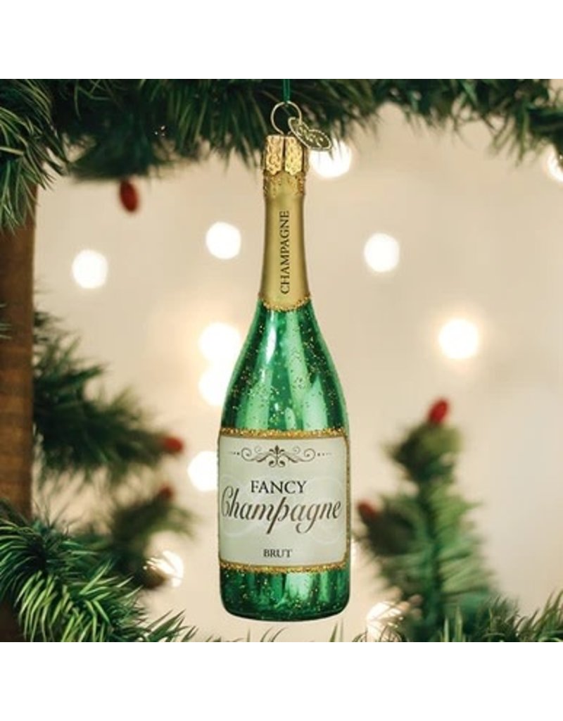 Old World Christmas Old World Christmas Ornament Champagne Bottle