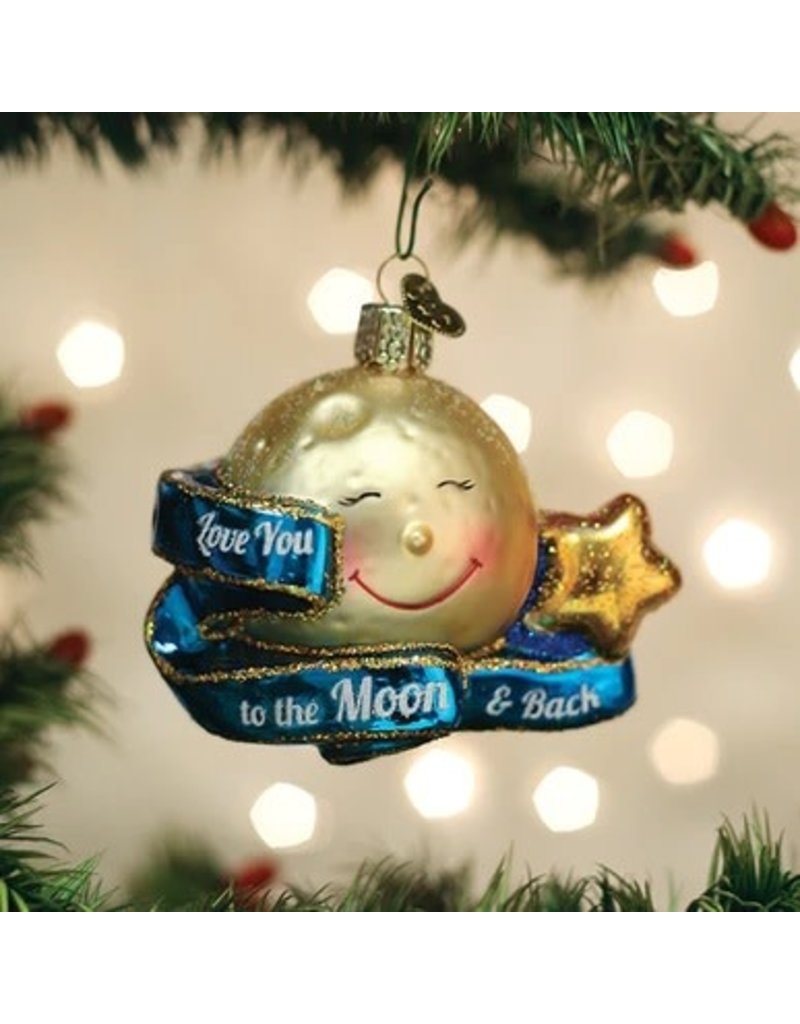 Old World Christmas Old World Christmas Ornament Love You to the Moon and Back
