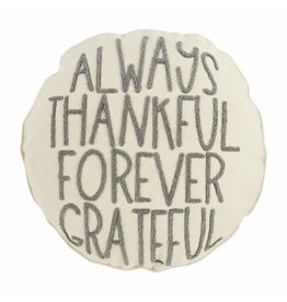 Mud Pie Mud Pie Pillow Round Always Thankful