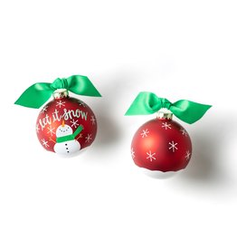 Coton Colors Ornament Snowman Let It Snow