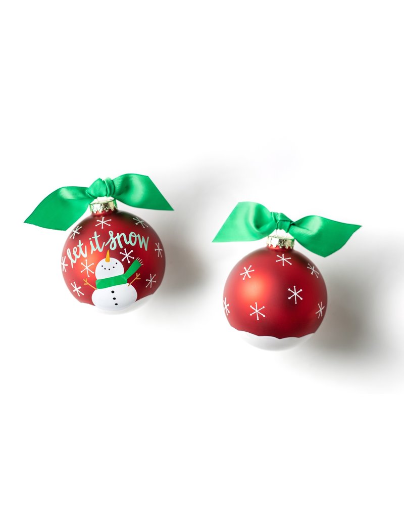 Coton Colors Ornament Snowman Let It Snow