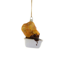 Cody Foster Ornament Chicken Nugget with BBQ