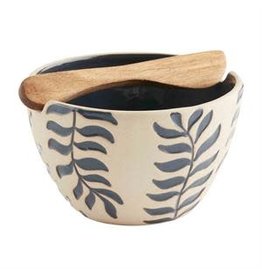 Mud Pie Fall Exposed Stoneware Dip Bowl Set