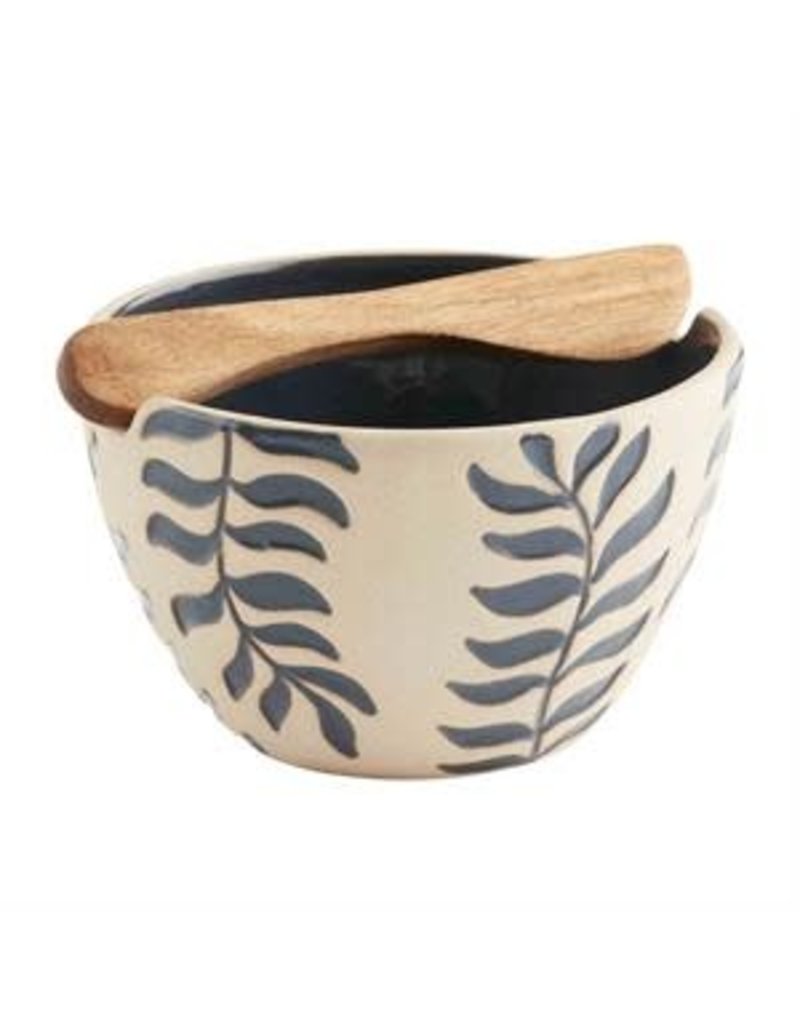 Mud Pie Fall Exposed Stoneware Dip Bowl Set
