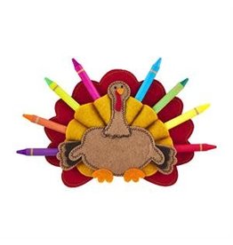 Mud Pie Mud Pie Fall Crayon Holder Red Turkey