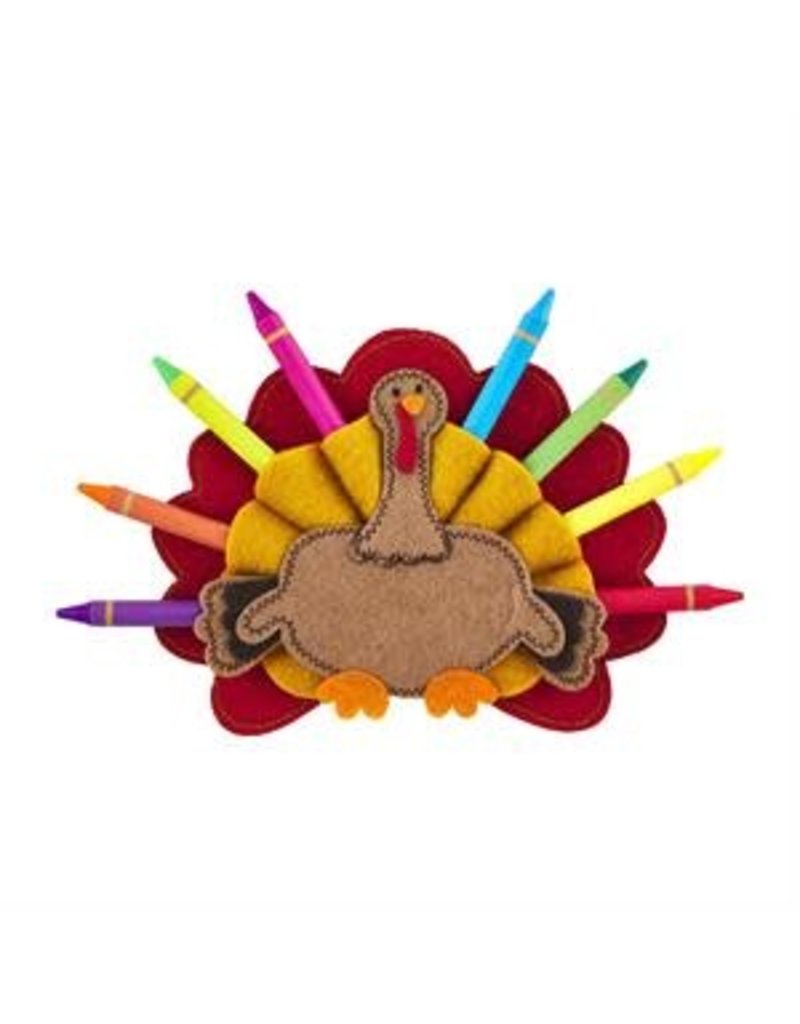 Mud Pie Mud Pie Fall Crayon Holder Red Turkey
