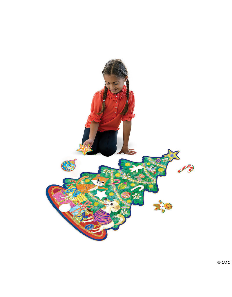 M/PK Floor Puzzle Christmas Tree