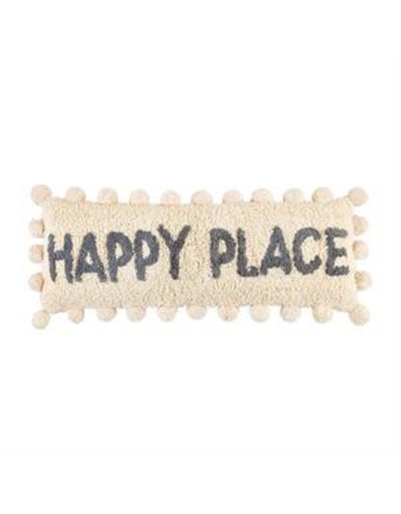 Mud Pie Mud Pie Happy Place Tufted Long Pillow