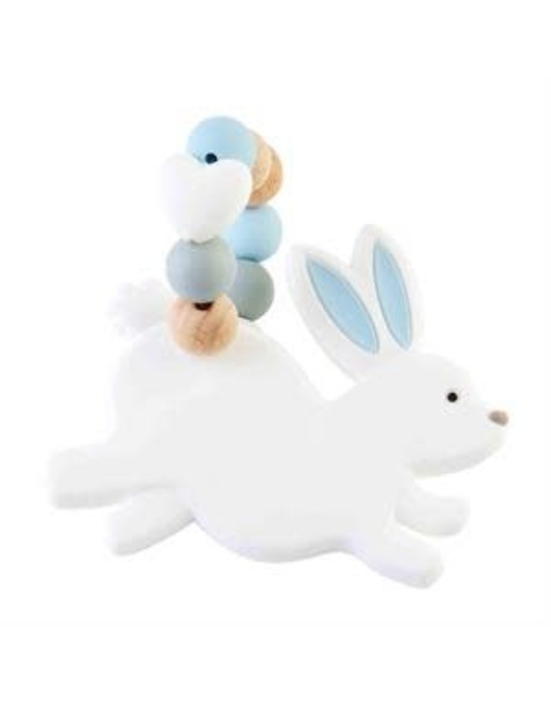 Mud Pie Mud Pie Bunny Teether Blue