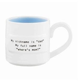 Mud Pie Mud Pie Sentiment Mug Where's Mom