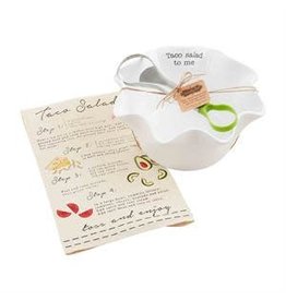 Mud Pie Taco Salad and Towel Set
