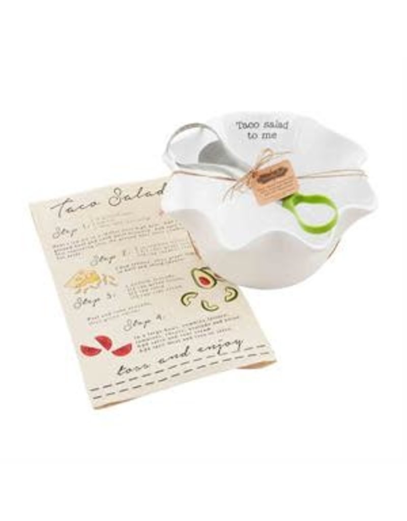 Mud Pie Taco Salad and Towel Set