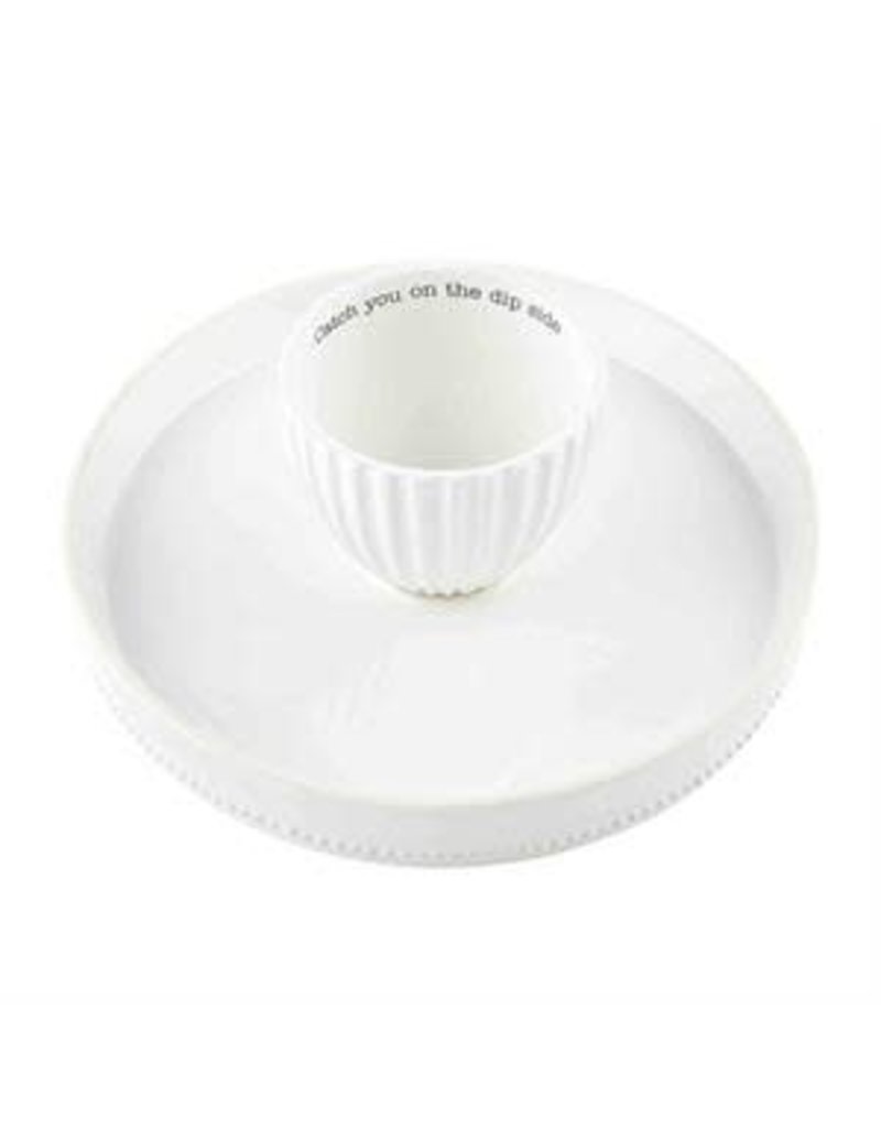 Mud Pie Mud Pie Reverse Pedestal Chip N Dip