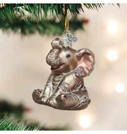 Old World Christmas Ornament Little Elephant