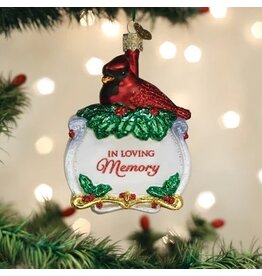Old World Christmas Old World Christmas Ornament Memorial Cardinal